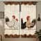 Chicken Print Kitchen Cafe Curtains Farmhouse Light Filtering Rod Pocket Panels 10