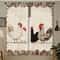 Chicken Print Kitchen Cafe Curtains Farmhouse Light Filtering Rod Pocket Panels 5