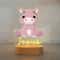 Personalized Name Night Light Custom Acrylic Animal LED Lamp For Kids 5