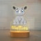 Personalized Name Night Light Custom Acrylic Animal LED Lamp For Kids 8
