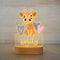 Personalized Name Night Light Custom Acrylic Animal LED Lamp For Kids 26