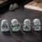 Zen Monk Statue Set Cute Little Monk Figurines Meditation Home Decor 0
