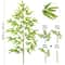 Artificial Bamboo Leaves Tall Fake Bamboo Plant Realistic Indoor Office Greenery Decor 18