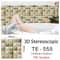 3D Brick Wall Sticker Waterproof Peel And Stick Self Adhesive Wall Decor Set 15pcs 2
