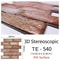 3D Brick Wall Sticker Waterproof Peel And Stick Self Adhesive Wall Decor Set 15pcs 6