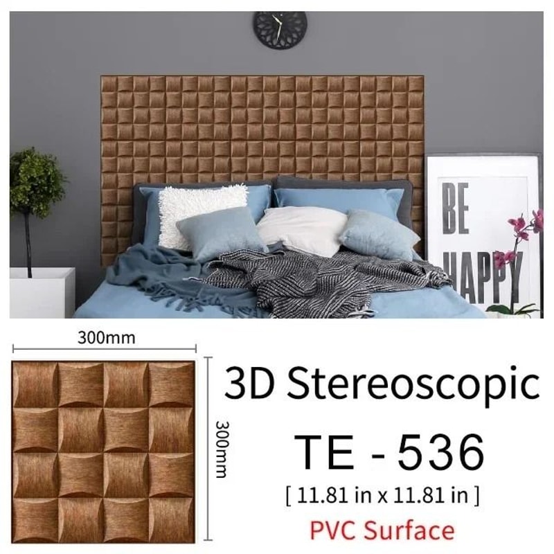 3D Brick Wall Sticker Waterproof Peel And Stick Self Adhesive Wall Decor Set 15pcs 15