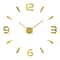 3D DIY Wall Clock Luminous Frameless Modern Wall Clock Decor For Living Room 5
