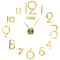 3D DIY Wall Clock Luminous Frameless Modern Wall Clock Decor For Living Room 19