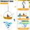 Fish Wind Chimes Outdoor Sea Glass Garden Decor Coastal Hanging Suncatcher 6
