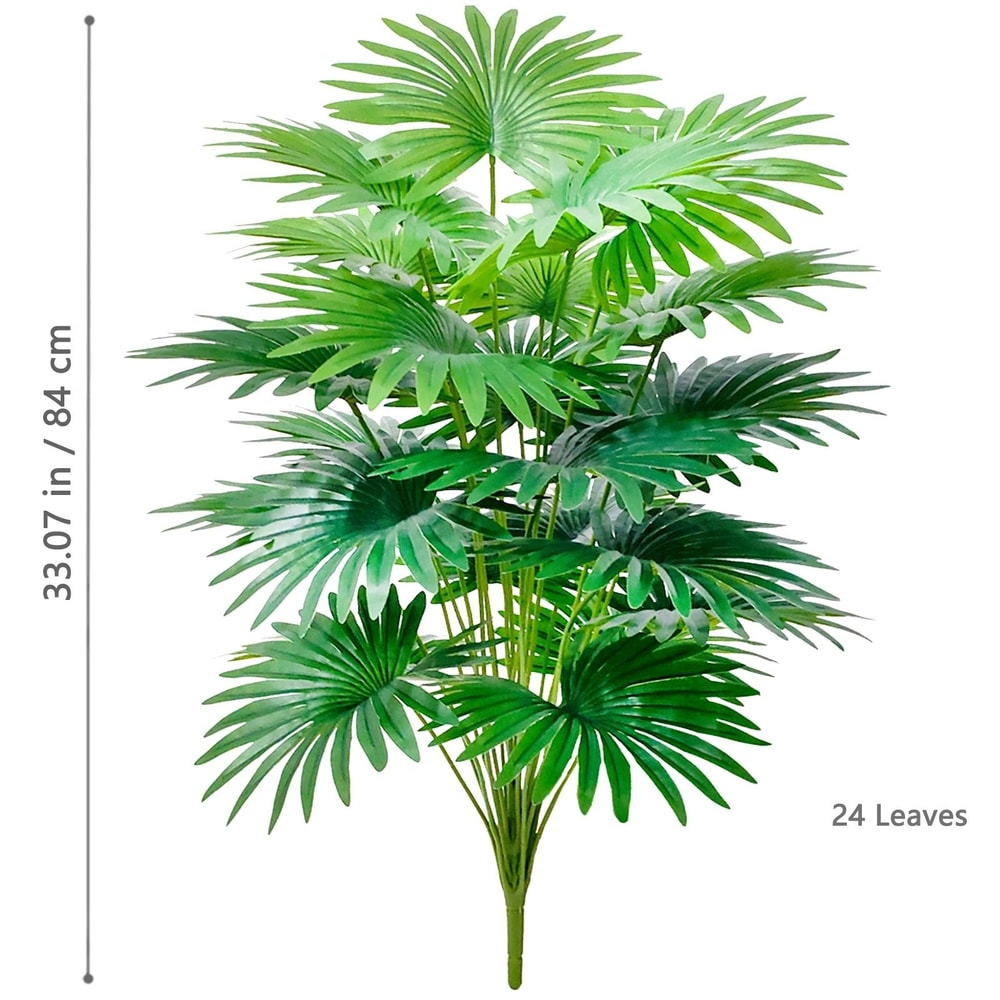 Artificial Palm Tree Large Tropical Plant Decor With Realistic Palm Leaves 23