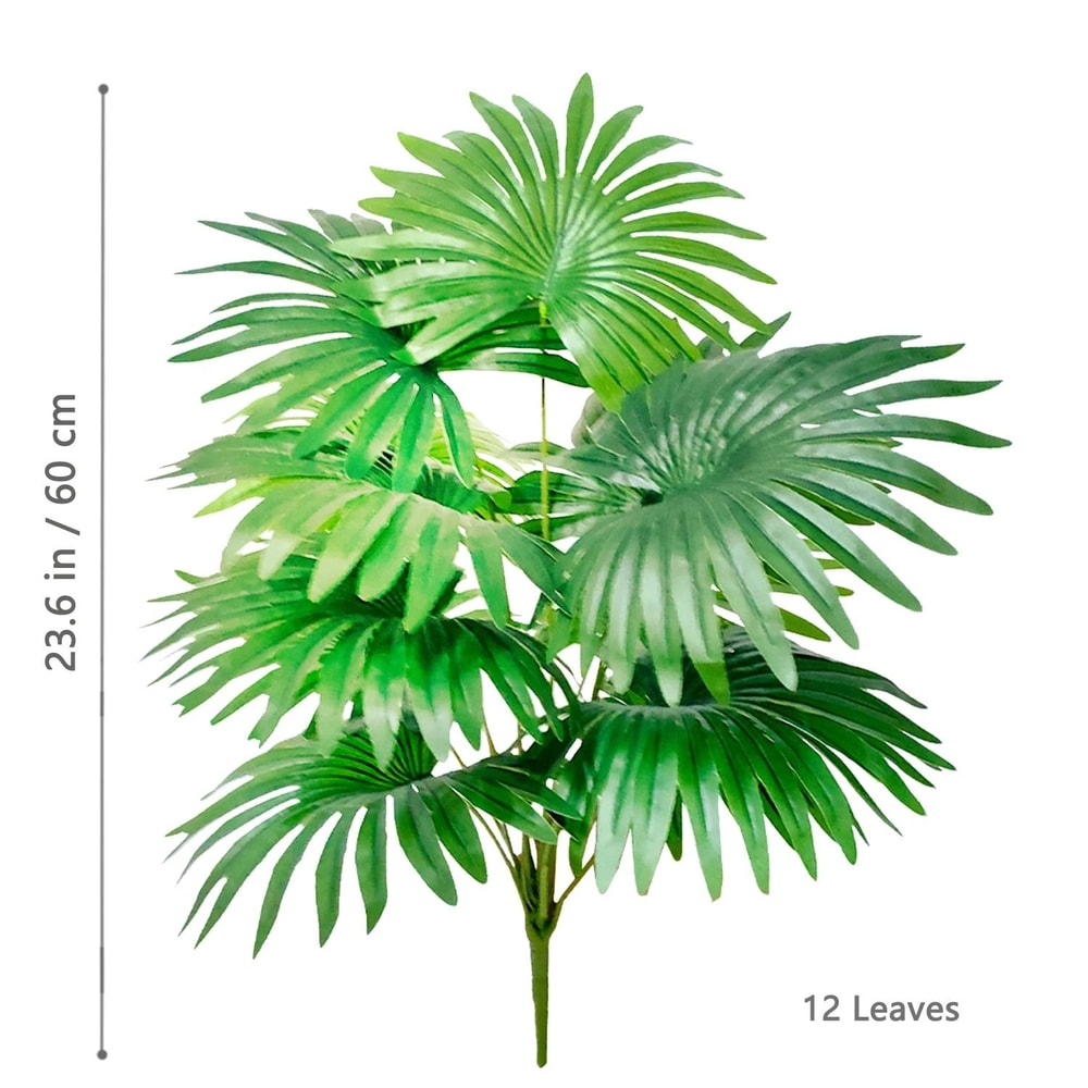 Artificial Palm Tree Large Tropical Plant Decor With Realistic Palm Leaves 6