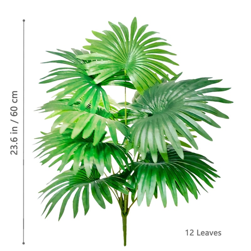 Artificial Palm Tree Large Tropical Plant Decor With Realistic Palm Leaves 6