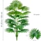 Artificial Palm Tree Large Tropical Plant Decor With Realistic Palm Leaves 10