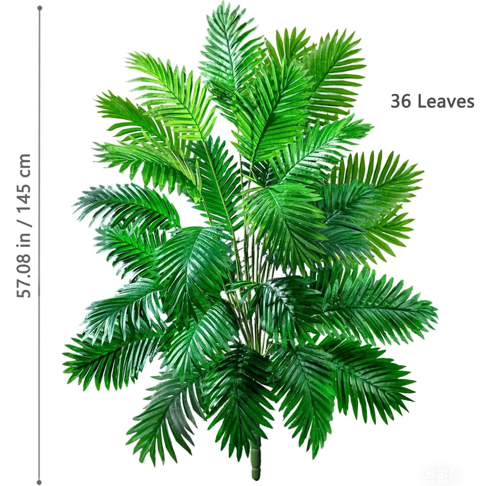 Artificial Palm Tree Large Tropical Plant Decor With Realistic Palm Leaves 29