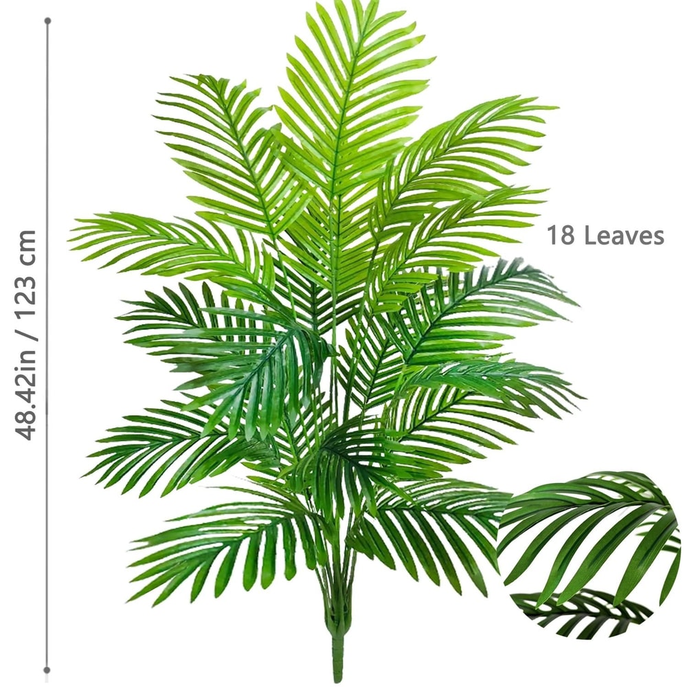 Artificial Palm Tree Large Tropical Plant Decor With Realistic Palm Leaves 11