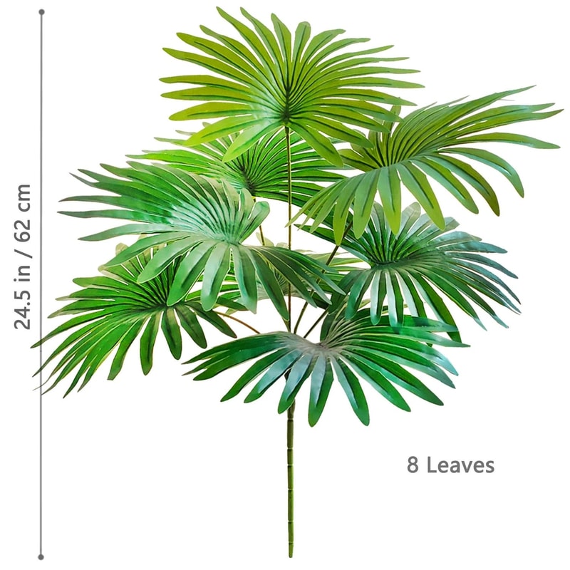 Artificial Palm Tree Large Tropical Plant Decor With Realistic Palm Leaves 2
