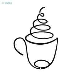 black metal coffee wall art decor for kitchen and coffee bar