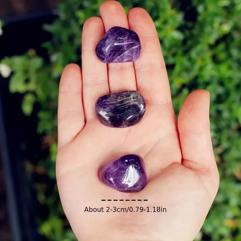 Natural Amethyst Crystals Tumbled Stones For Healing And Home Decor 5