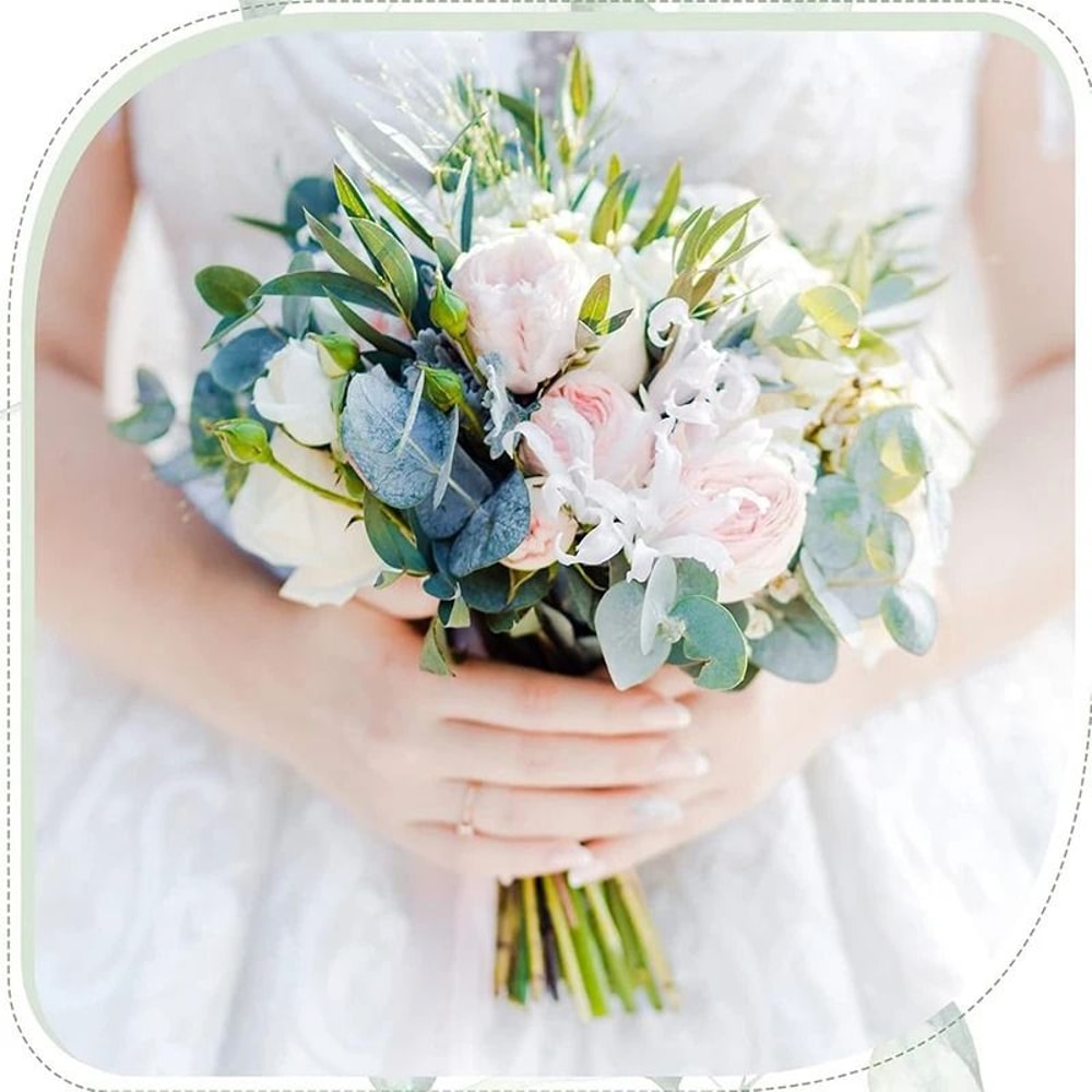 Artificial Eucalyptus Leaves Bulk Greenery Stems For Wedding Floral Decor 6