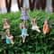 Mini Fairy Garden Figurines Set Garden Fairy Stakes Outdoor Decor 3