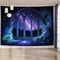 Gothic Window Landscape Tapestry Forest Wall Hanging Nature Decor 8