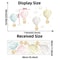 Watercolor Hot Air Balloon Nursery Wall Stickers Kids Room Decor 2