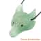 Hand Carved Wolf Head Crystal Pendant Natural Stone Healing Necklace 22