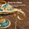 Vintage Aladdin Lamp Decor Retro Metal Genie Lamp Home Accent 4