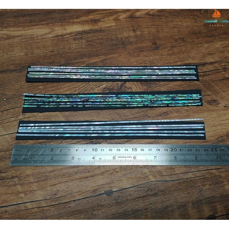 Paua Abalone Strips Mother Of Pearl Inlay Material For DIY Crafts 10