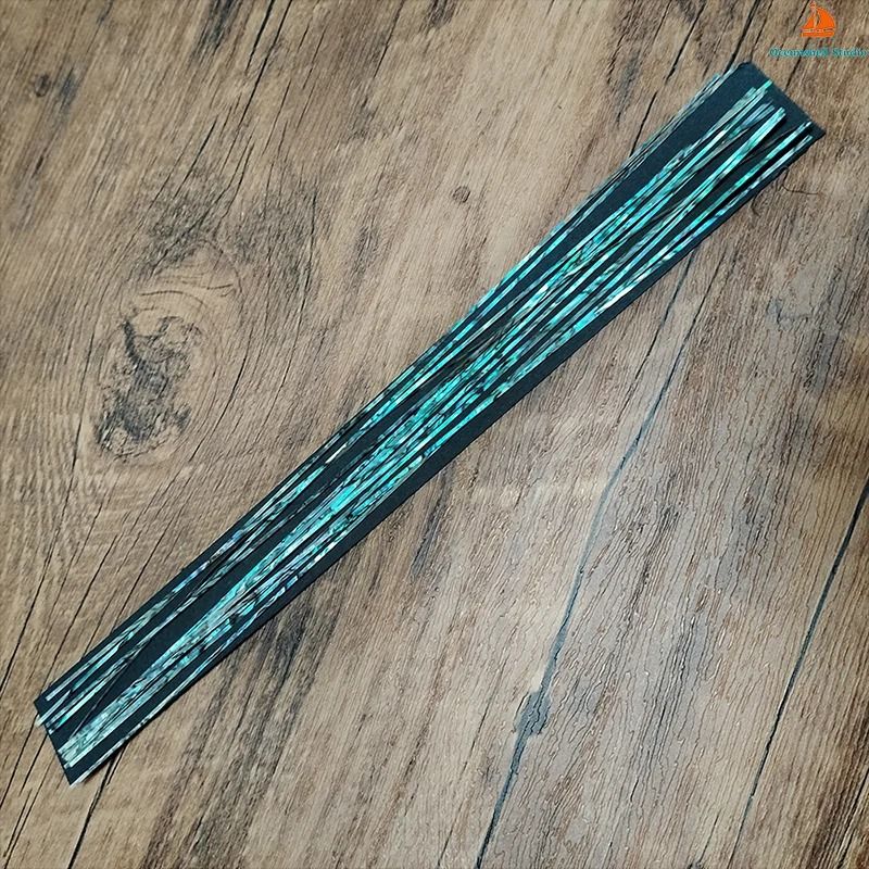 Paua Abalone Strips Mother Of Pearl Inlay Material For DIY Crafts 11