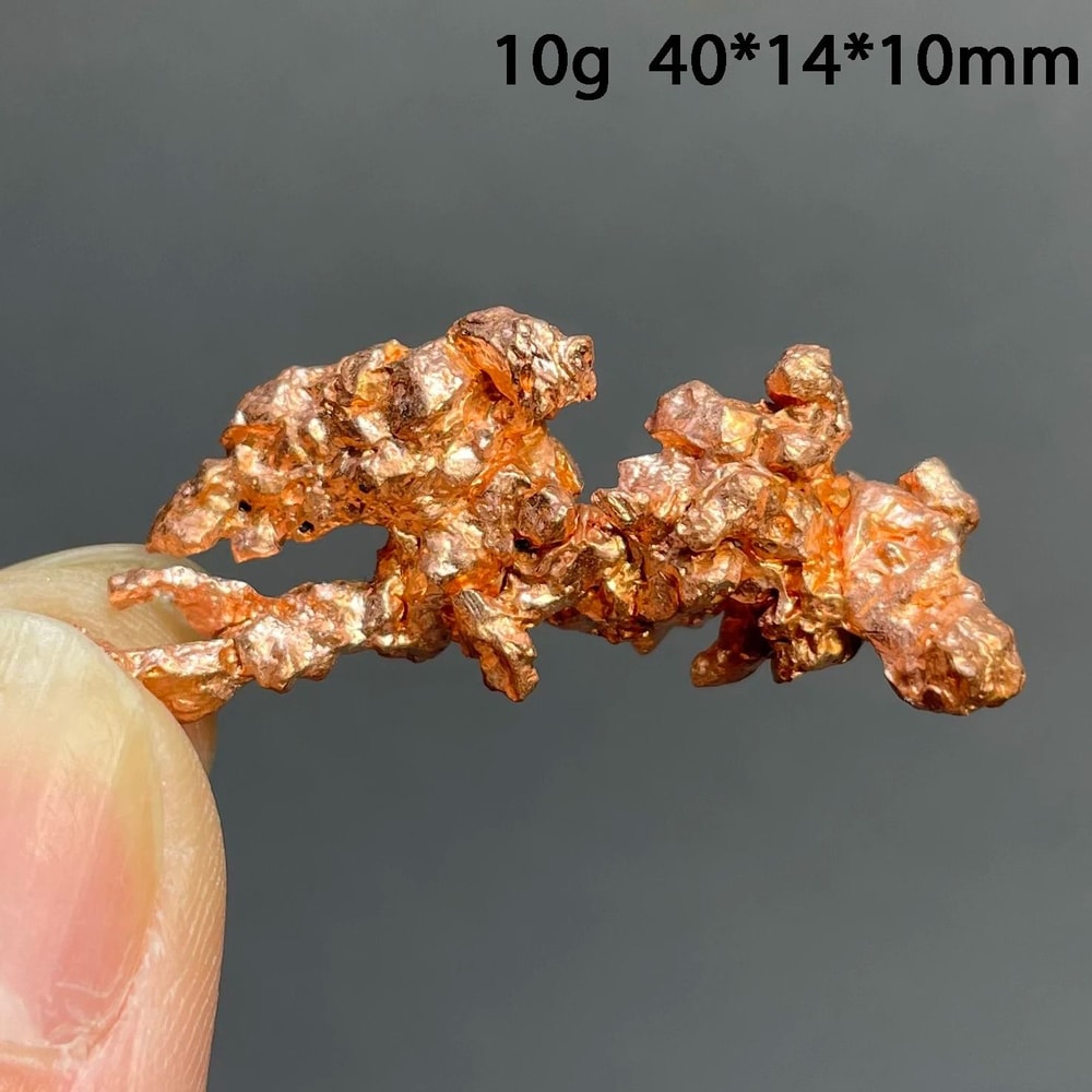 Natural Native Copper Cluster Mineral Specimen Raw Copper Stone Decor 4
