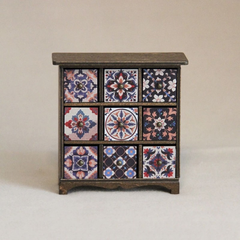 Miniature Dollhouse Furniture 1 12 Scale Mini House Decoration Set 4