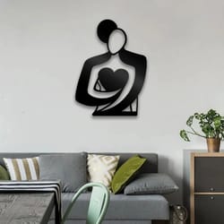 embrace love metal wall decor sign modern bedroom wall hanging