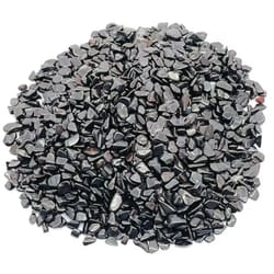hematite crystal chips polished black stones for decor and crafts