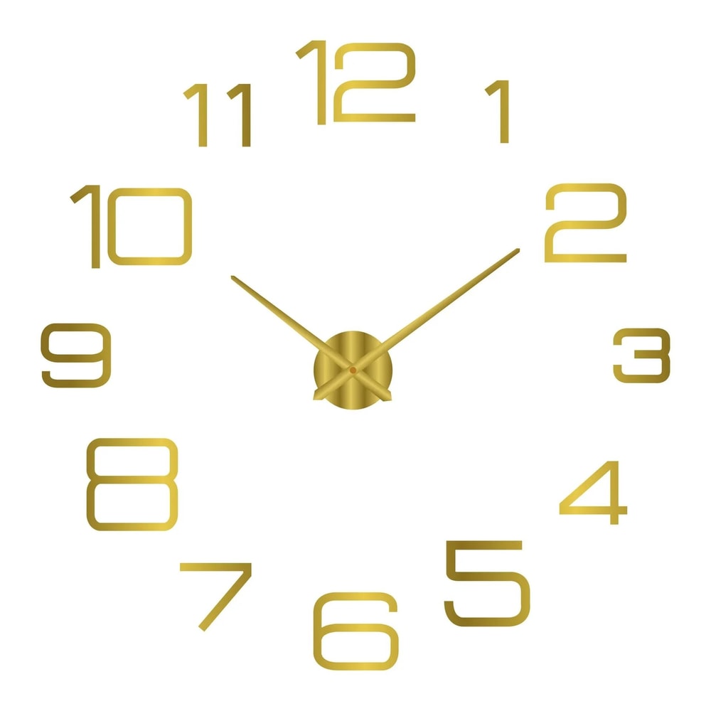 3D Wall Clock DIY Large Luminous Silent Modern Wall Decor 2