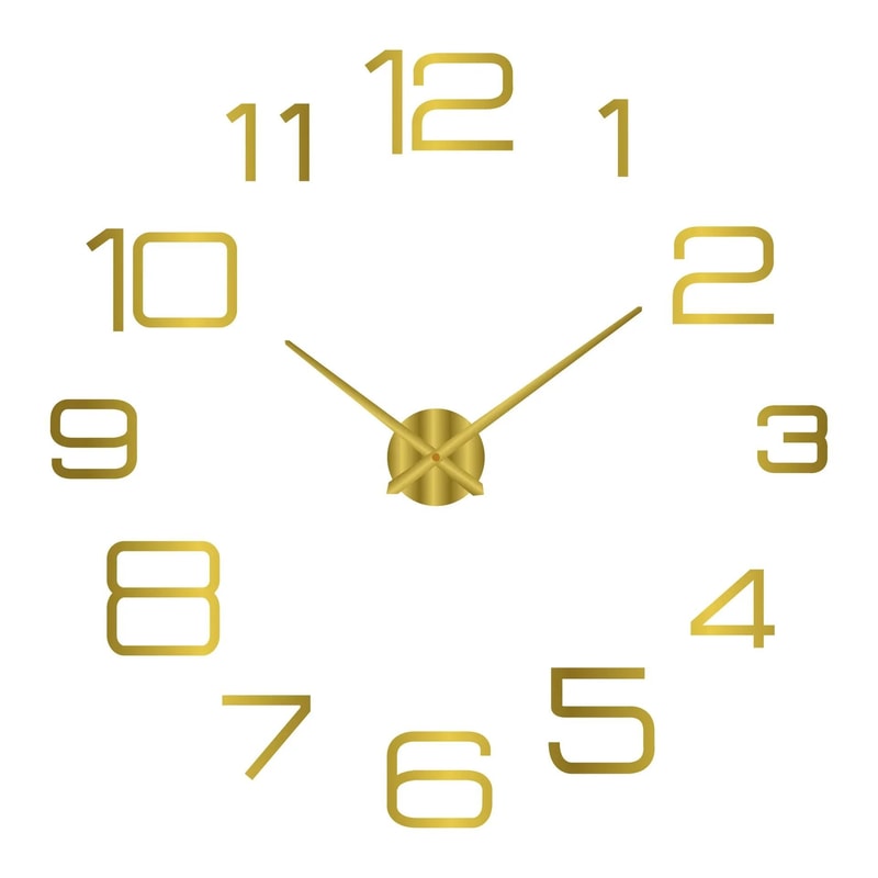 3D Wall Clock DIY Large Luminous Silent Modern Wall Decor 2