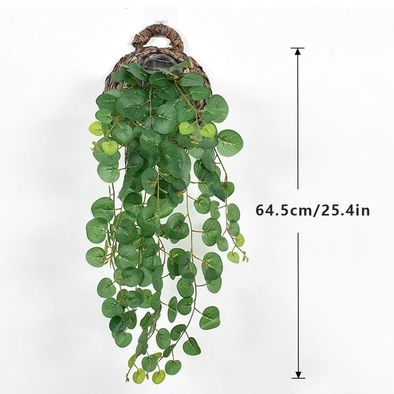 Artificial Eucalyptus Hanging Vines Greenery Wall Decor Plant 2