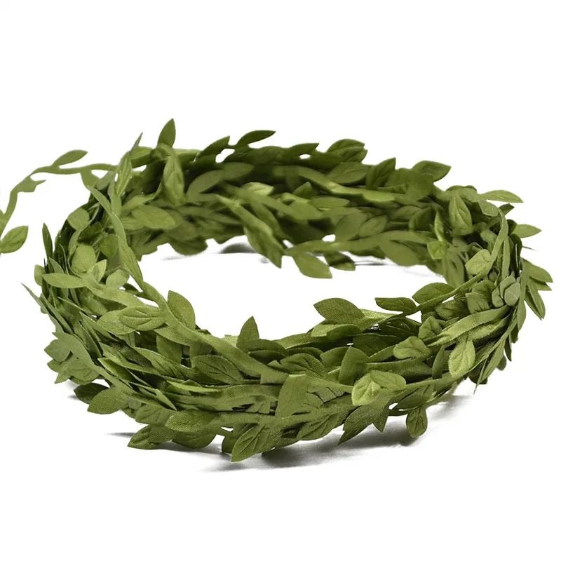 Artificial Vine Leaves Green Leaf Garland Faux Hanging Ivy Decor 3