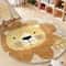 Cute Cartoon Lion Rug Fluffy Kids Round Plush Carpet For Children Room 6