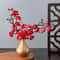 Artificial Plum Blossom Branch Silk Flower Stems For Home And Wedding Decor 3
