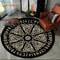 Viking Tree Of Life Round Rug Non Slip Norse Area Carpet Decor 20
