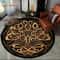 Viking Tree Of Life Round Rug Non Slip Norse Area Carpet Decor 22