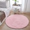 Fluffy Round Plush Rug Soft Shaggy Area Carpet For Living Room And Bedroom 10