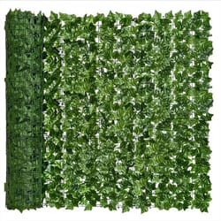 artificial ivy fence privacy hedge panel faux greenery wall screen