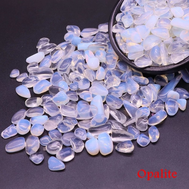 Natural Agate Crystal Chips Stone Gravel For Aquarium Decor And Crafts 12