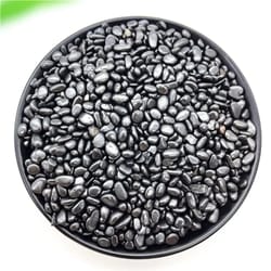 natural shungite crystal gravel healing stone chips for chakra and decor