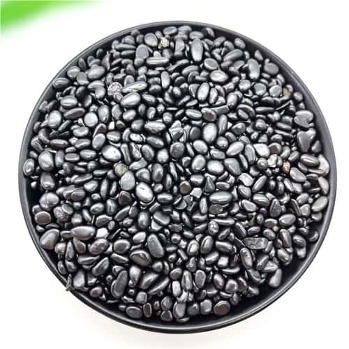Natural Shungite Crystal Gravel Healing Stone Chips for Chakra and Decor