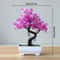 Artificial Bonsai Tree Small Potted Plant Tabletop Decor Ornament 10