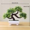 Artificial Bonsai Tree Small Potted Plant Tabletop Decor Ornament 17