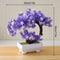 Artificial Bonsai Tree Small Potted Plant Tabletop Decor Ornament 8